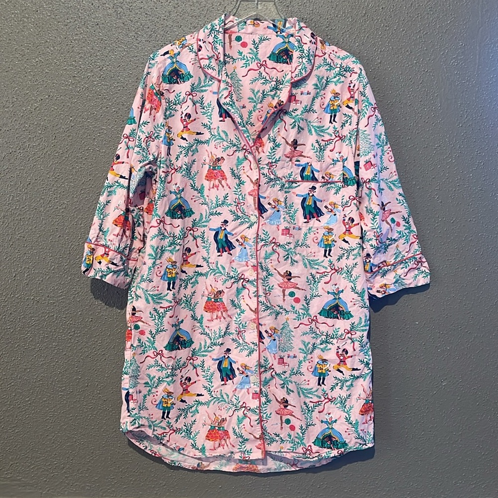 Printfresh Nutcracker Dreams Pajama Shirt/Dress